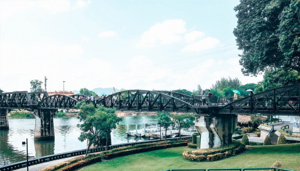 Die berühmte Brücke am River Kwai